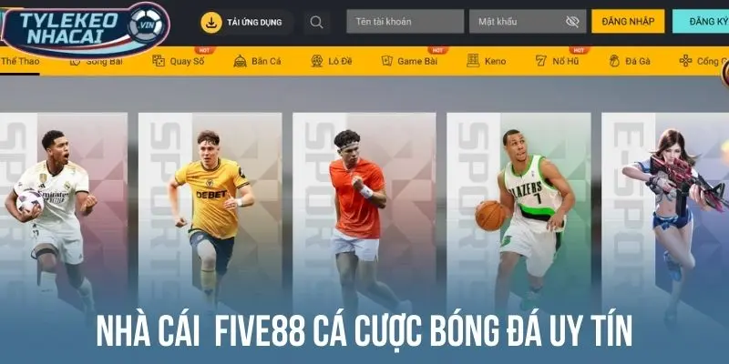 Nhà cái  Five88 cá cược bóng đá uy tín